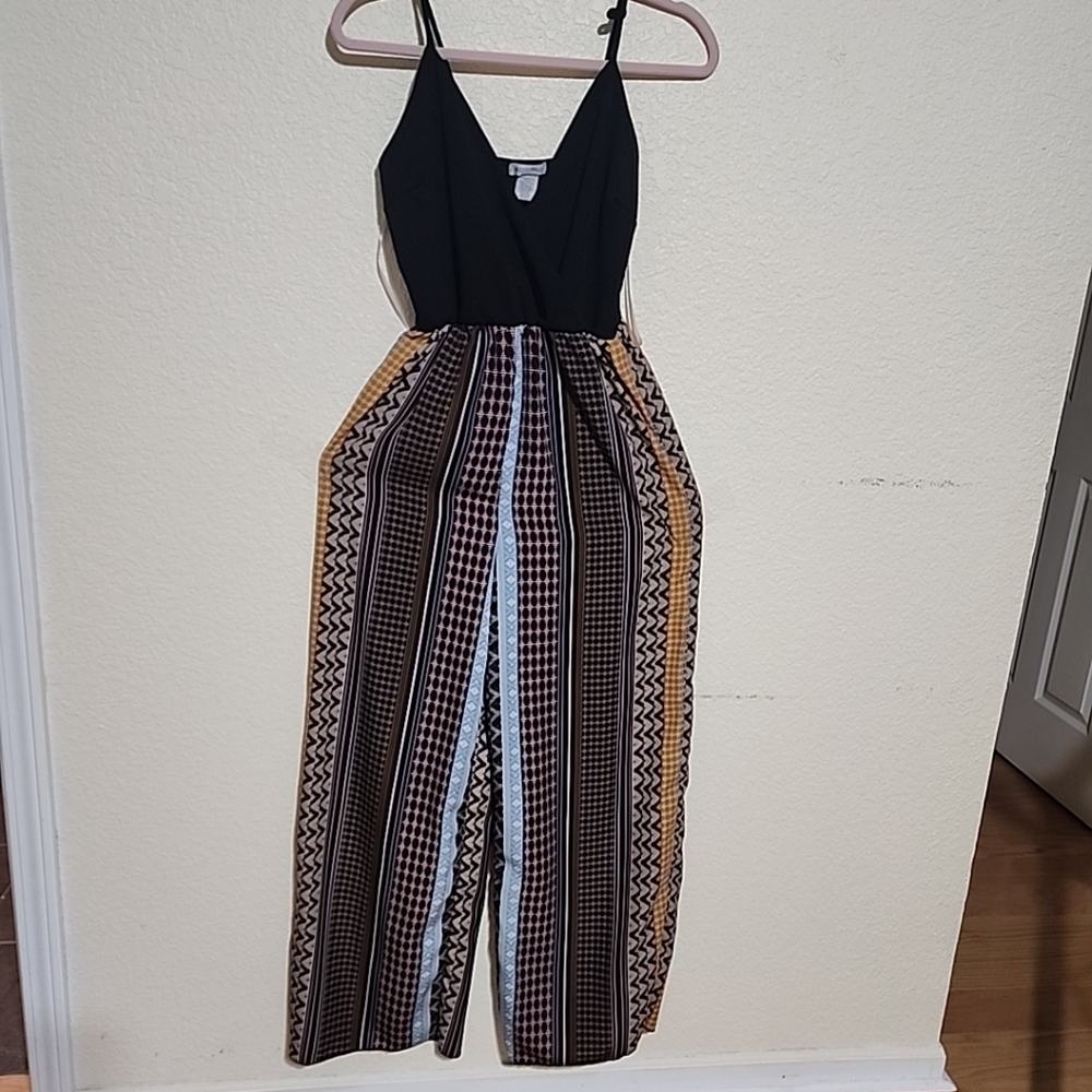 Miley + Molly Jumpsuit Women's Size Large Black Top